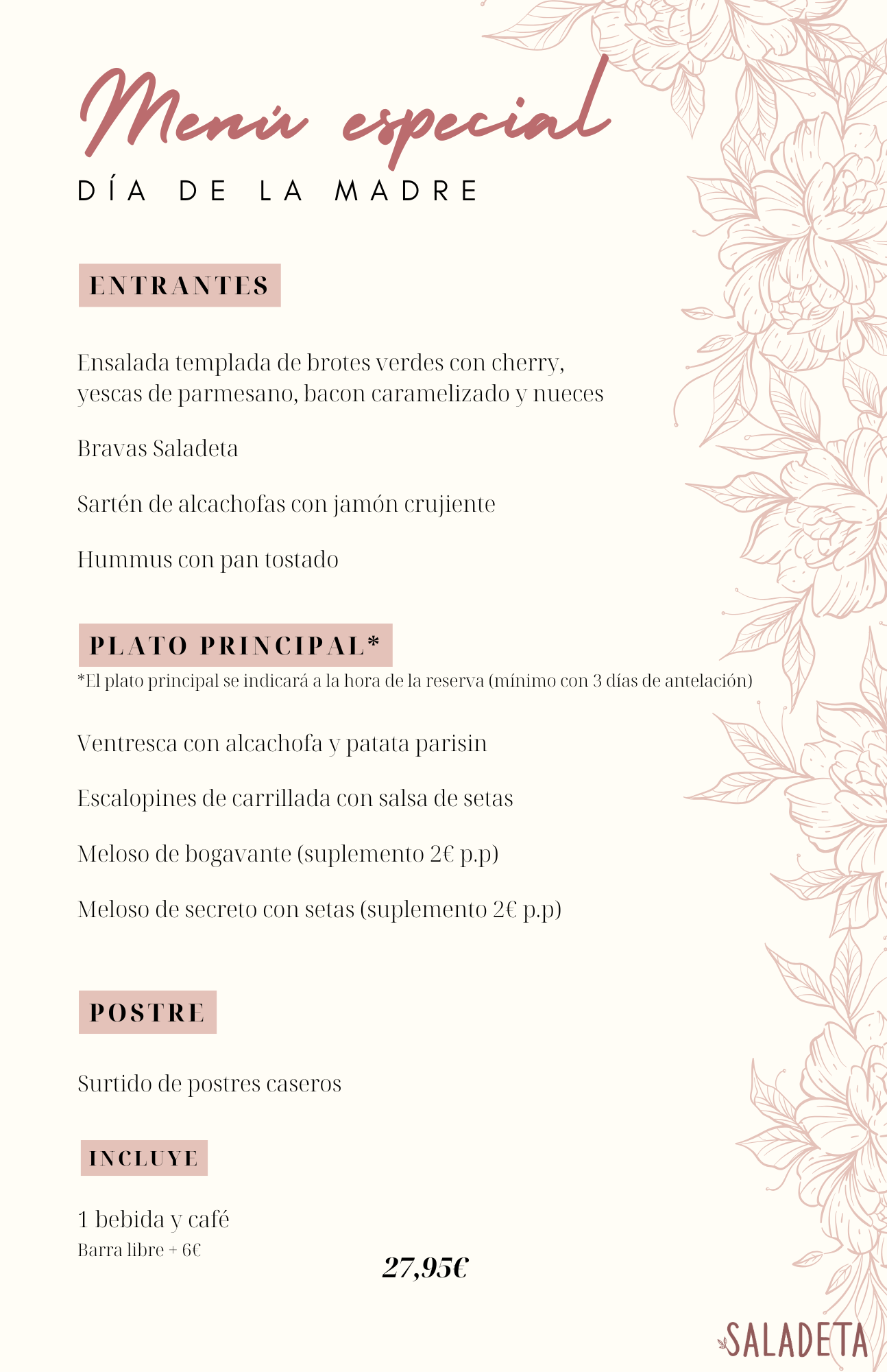 menu dia de la madre saladeta